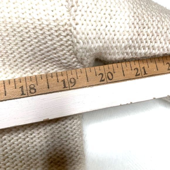 Toad&co Womens Audrey Pullover Sweater Beige Gray Long Sleeve Slit Turtleneck S - Picture 6 of 10